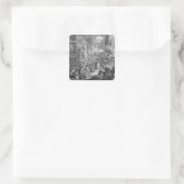 The Times, Bord I, 1762 Vierkante Sticker (Tas)