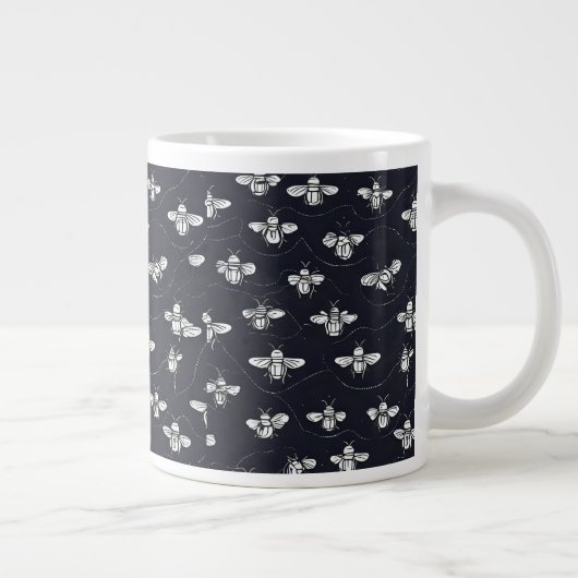 The Tiny Bee Trail Minimalist Mug Grote Koffiekop (Rechts)