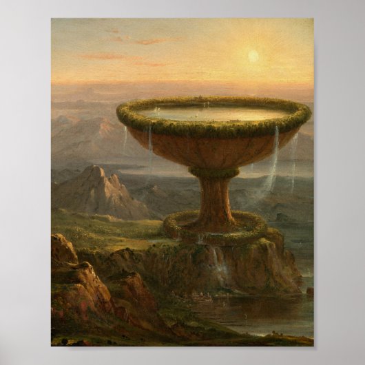 The Titan's Goblet (1833) - Thomas Cole Poster (Voorkant)