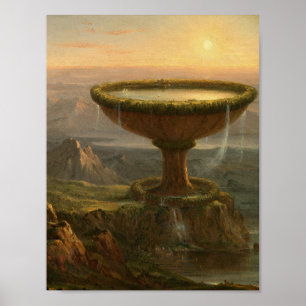 The Titan's Goblet (1833) - Thomas Cole Poster