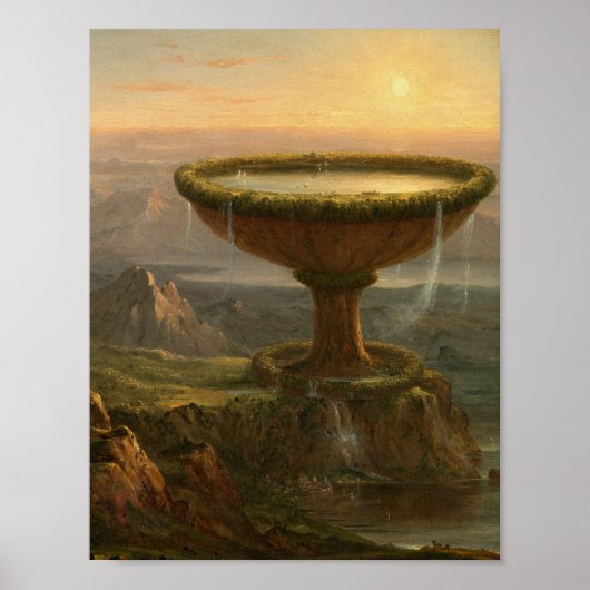 The Titan's Goblet (1833) - Thomas Cole Poster (Voorkant)