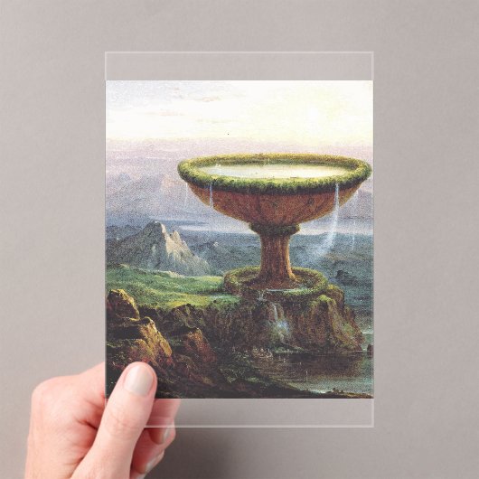 The Titan's Goblet by Thomas Cole Acryl Uitnodigingen (Insitu (Draagbaar))
