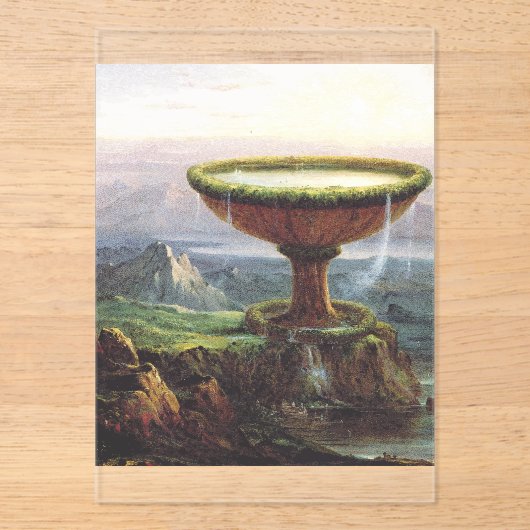 The Titan's Goblet by Thomas Cole Acryl Uitnodigingen (Voorkant)