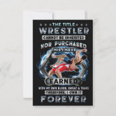 The Title Wrestler is het Forever Kaart (Voorkant)