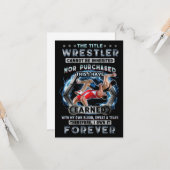 The Title Wrestler is het Forever Kaart (Voorkant / Achterkant in situ)