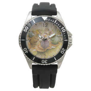 The Toads' Tea Party (door Beatrix Potter) Horloge