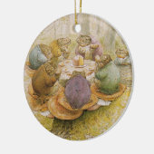 The Toads' Tea Party (door Beatrix Potter) Keramisch Ornament (Links)
