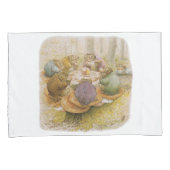 The Toads' Tea Party (door Beatrix Potter) Kussensloop (Voorkant-Rechts)