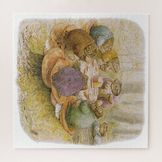 The Toads' Tea Party (door Beatrix Potter) Legpuzzel (Horizontaal)