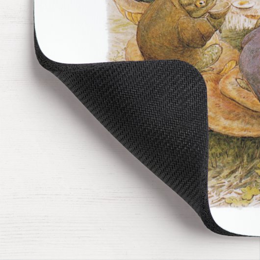 The Toads' Tea Party (door Beatrix Potter) Muismat (Hoek)