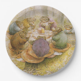 The Toads' Tea Party (door Beatrix Potter) Papieren Bordje