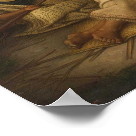 "The Tohunga-ta-moko at Work" - G. Lindauer Poster (Hoek)