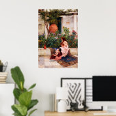 The Toilet by John William Waterhouse Poster (Thuiskantoor)