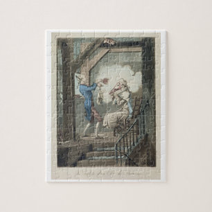 The Toilet of an Attorney's Clerk, gegraveerd door Legpuzzel