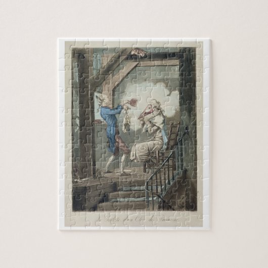 The Toilet of an Attorney's Clerk, gegraveerd door Legpuzzel (Verticaal)