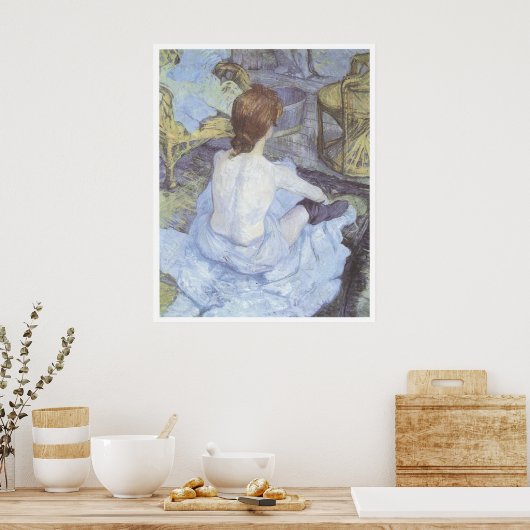 The Toilette, 1889 Henri de Toulouse-Lautrec Poster (Keuken)