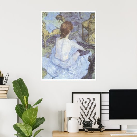 The Toilette, 1889 Henri de Toulouse-Lautrec Poster (Thuiskantoor)