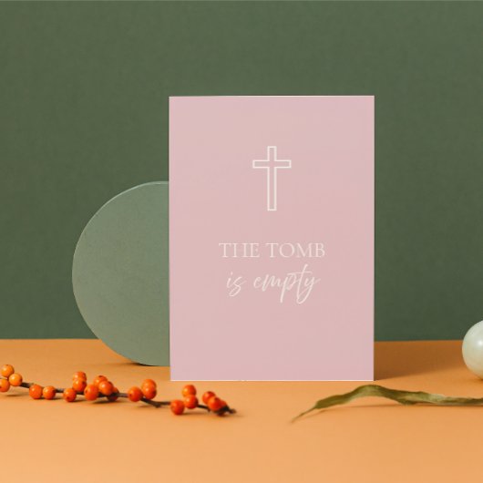The Tomb Is Empty Christian Easter Card Feestdagen Kaart