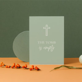 The Tomb Is Empty Christian Easter Card  Feestdagen Kaart