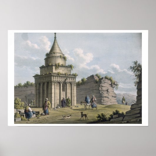 The Tomb of Absalom, Jerusalem, pub door William W Poster (Voorkant)