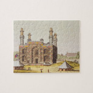 The Tomb of the Mughal emperor Akbar, from 'Le Cos Legpuzzel