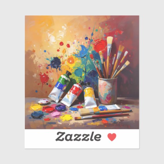 The Tools Of Imagination - Square Vinyl Sticker (Vel)