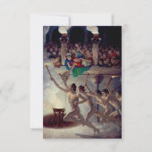 The Torch Race, Grecian Olympics Olympische Spelen Bedankkaart (Voorkant)