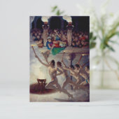 The Torch Race, Grecian Olympics Olympische Spelen Bedankkaart (Staand voorkant)