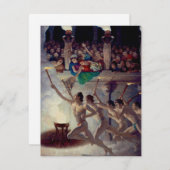 The Torch Race, Grecian Olympics Olympische Spelen Informatiekaartje (Voorkant / Achterkant)