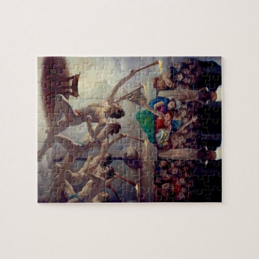 The Torch Race, Grecian Olympics Olympische Spelen Legpuzzel (Horizontaal)