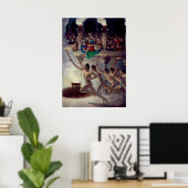 The Torch Race, Grecian Olympics Olympische Spelen Poster (Thuiskantoor)