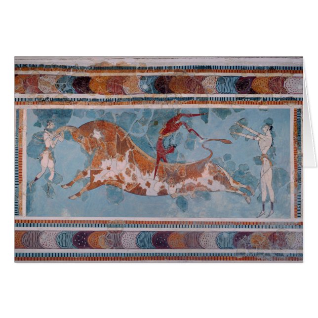 The Toreador Fresco, Knossos Palace, Kreta (Voorkant Horizontaal)