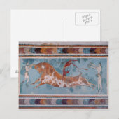 The Toreador Fresco, Knossos Palace, Kreta Briefkaart (Voorkant / Achterkant)