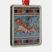 The Toreador Fresco, Knossos Palace, Kreta Metalen Ornament (Rechts)