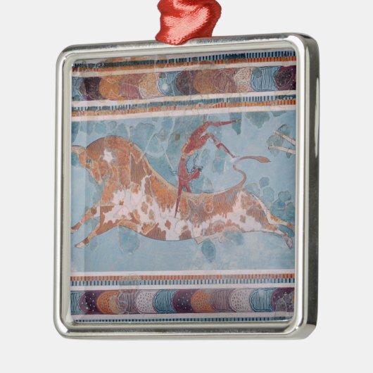 The Toreador Fresco, Knossos Palace, Kreta Metalen Ornament (Links)