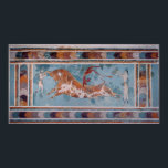 The Toreador Fresco, Knossos Palace, Kreta Poster<br><div class="desc">The Toreador Fresco, Knossos Palace, Kreta, c.1500 BC, gevestigd bij een particulier Collectie. De Toreador Fresco, het Knossos-paleis, Kreta, c.1500 BC werd in de 16e eeuw opgericht.</div>