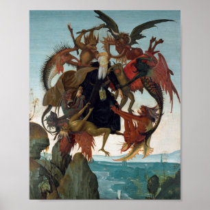 The Torment St Anthony Michelangelo Buonarroti Poster