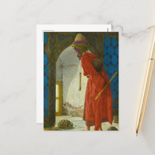 The Tortoise Trainer, 1906, ingediend door Osman H Feestdagenkaart