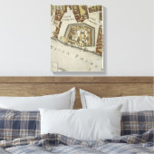 The Tower and St. Catherine's, detail van de Tower Canvas Afdruk (Insitu (Slaapkamer))