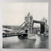 The Tower Bridge, Londen 1913 Poster (Voorkant)