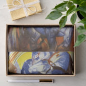 The Tower of Blue Horses van Franz Marc Tissuepapier (Geschenk)