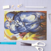 The Tower of Blue Horses van Franz Marc Tissuepapier (Craft)