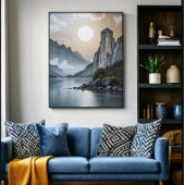 The Tower of Eternal Silence Canvas Afdruk