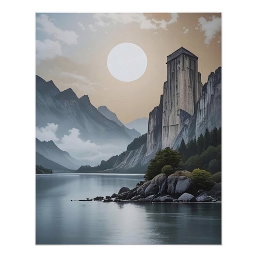 The Tower of Eternal Silence Perfect Poster (Voorkant)