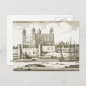 The Tower of London, 1647 (graving) Briefkaart (Voorkant / Achterkant)