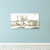 The Tower of London, 1647 (graving) Canvas Afdruk (Insitu (Houten vloer))