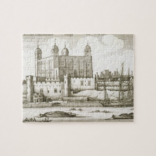 The Tower of London, 1647 (graving) Legpuzzel (Horizontaal)