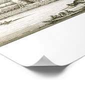 The Tower of London, 1647 (graving) Poster (Hoek)