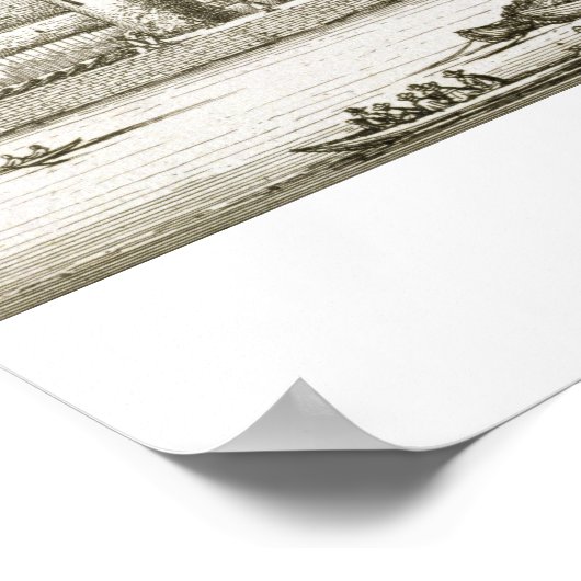 The Tower of London, 1647 (graving) Poster (Hoek)