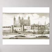 The Tower of London, 1647 (graving) Poster (Voorkant)